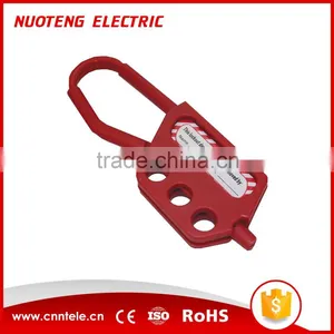 NH03 Three Holes Red Plastic Lockout Hasps For Industrial Safety thumbnail-1