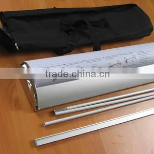 Trade Show Portable Heavy Base Roll up Banner Stand, Aluminum Water Drop Roll up Standees thumbnail-2