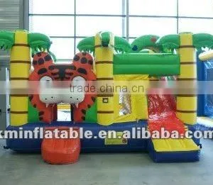 Tiger Inflatable Bouncer Slide thumbnail-1
