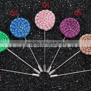 Small Size Hand Made Rose Flower Pins for Man Suit Red LAP061 thumbnail-3