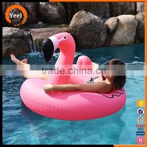 Float In Style Flamingo Party Tube Inflatable Raft for Adults and Kids thumbnail-3