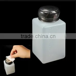 200ml Empty Nail Polish Remover Bottle / Liquid Press Pump Dispenser Bottle / Empty Nail Polish Bottles thumbnail-1