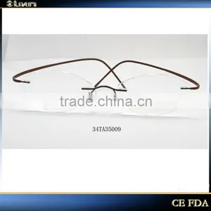 SLIM RIMLESS TITANIUM OPTICAL FRAME thumbnail-1