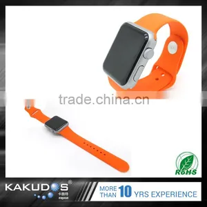 Trade Assurance Custom Colorful Rubber Watch Band for Iwatch thumbnail-6