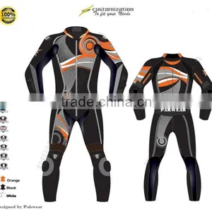 Motorbike Leather Suits for Women With Printed Design & Style PW-1014-4 thumbnail-1