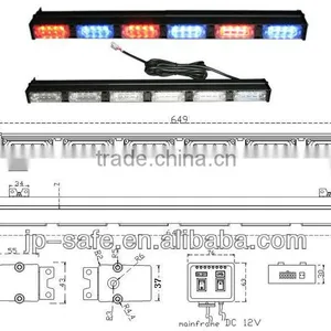 Led Warning Light/Led Stick Traffic Advisor/Led Strobe Light Bar LTDG9111B-6 thumbnail-2