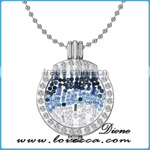 2016 Hot Sell Latest Changeable Design Pendant Necklace Diy Coin Necklace thumbnail-1