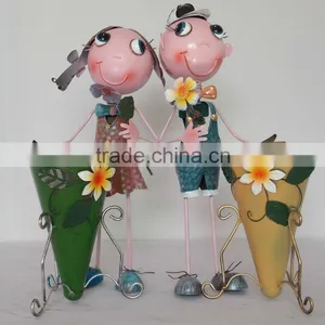 Flower Metal Bucket thumbnail-1