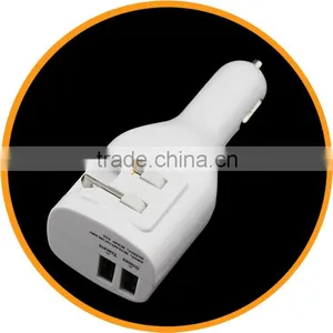 5V 2.1A Dual USB Wall Car Charger for IPad 5 Air Tablet PC From Dailyetech thumbnail-1