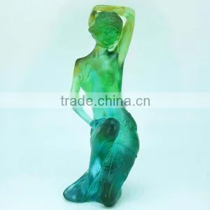 European Popular Glass Crystal Statue for Souvenir thumbnail-1