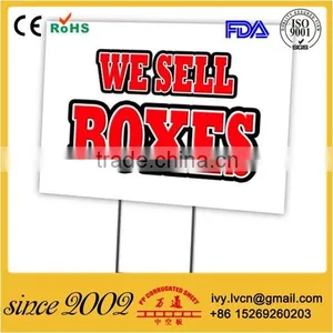 Indoor Outdoor Strong Corflute Sign Stand From China Factory thumbnail-1