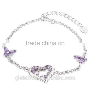 Fashionable 925 Italian Silver Women Snake Chain Bangle Bracelet Jewellery thumbnail-1