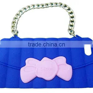 Silicone Handbag Studded Case for IPhone 4 thumbnail-4