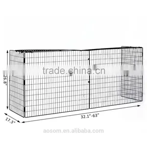 Homcom Black Extendable Fireguard Screen thumbnail-3
