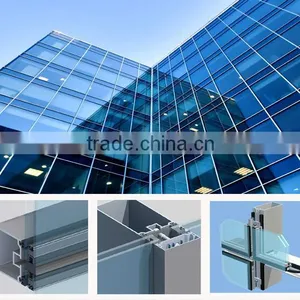 6000 Series Aluminium Extrusion Profile for Elegant Curtain Wall With Good Quality/aluminium Curtain Wall Profile thumbnail-4