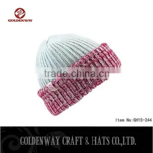 Wholesale 100% Acrylic High Quality Teenagers Knitted Beanie Hat, Beanie Hat thumbnail-1