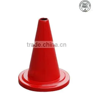 24cm Red Rubber Traffic Cone for Road Hazard thumbnail-1