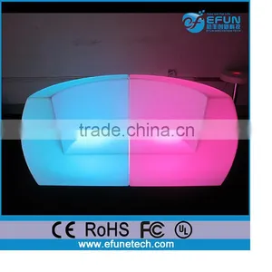 Rgb Color Changing Romantic Atmosphere Creating Corner Led Light Sofa thumbnail-1