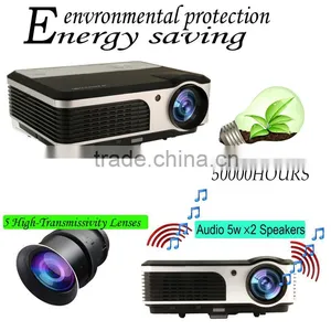 3800Lumens Video Portable Led Multimedia Projector Use for Home Theater thumbnail-4