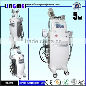 5in1 Auto Roller Vacuum Multipolar Skin Tightening Rf Cavitation Cryolipolysis Cold Lipolaser Machine Fat Reduction thumbnail-1