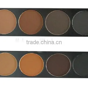 Three Color Sable Hair Single Eyebrow Brush With Palette thumbnail-5