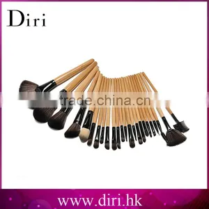 OEM Shiny Wooden Handle Straight Synthetic Hair Foundation Brush thumbnail-6