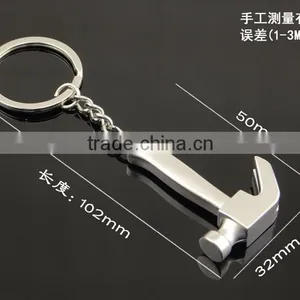 Wholesale Shovel Metal Key Chains/ Hammer Key Chains/hardware Tools Metal Key Chains on Sale thumbnail-3