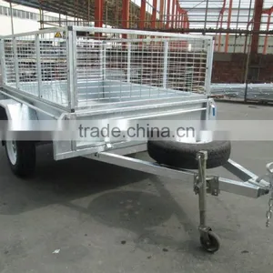 Hot Dipped Galvanised Fully Welded Box Trailer With 600mm Height Cage thumbnail-2