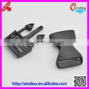 Black Plastic Schoolbag Buckle, Bag Accessories, Bag Buckle (XDZY-001) thumbnail-2