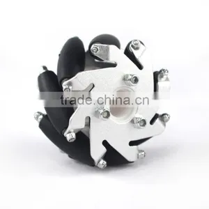60mm Aluminum LEGO Compatible Mecanum Wheels Set( 2 Left, 2 Right) Basic 14159 thumbnail-2