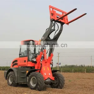 Qingdao EVERUN ER20 Front Loader With Pallet Forks and Quick Hitch for Sale thumbnail-5