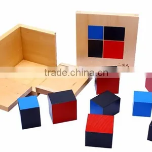 Baby Toy Montessori Algebraic Binomial Cube Early Childhood Education Preschool Training Math Kids Toys thumbnail-2