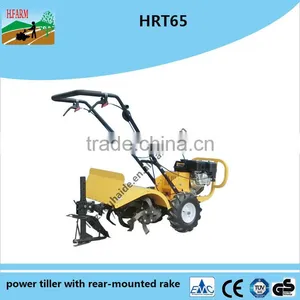 6.5 HP Gasoline Farm Tiller With Rearmounted Rake thumbnail-2
