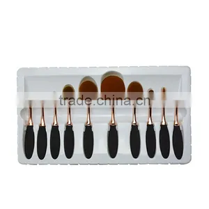 2016 Best Natural Looking Makeup Kit Oval Cosmetic Oval Makeup Brush thumbnail-1