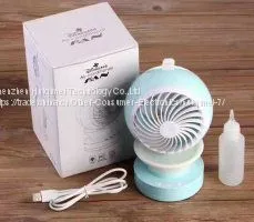 Dingdang Conditioner Fan Mini Misting USB Led Night Light Fan thumbnail-5