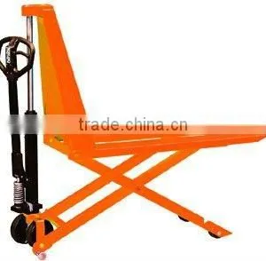 Hydraulic Manual Hand Scissor Lift Pallet Truck 1 Ton thumbnail-1