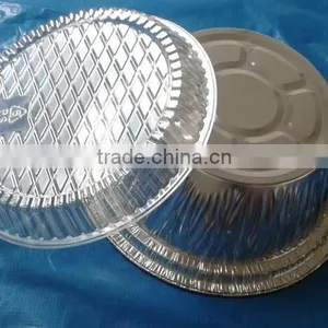 Food Grade Disposable Round Clear Plastic Lids for the Foil Bowl thumbnail-2
