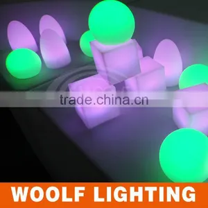 20CM RGB Color Change Night Club Waterproof Led Cube Chair Lighting thumbnail-4