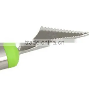 Factory Wholesale 2 in 1 Stainless Steel Fruit Carving Knife Melon Baller thumbnail-5
