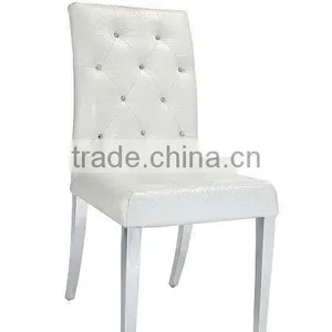 Stainless Steel Dining Chair/Leather Crystal Dining Chair VY-021B thumbnail-1