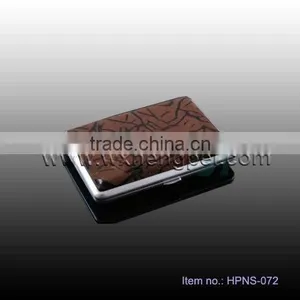 Leather Cigarette Case Smoking Box Steelness Withleather Cigarette Case thumbnail-1