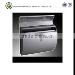 Stainless Steel Mailbox With Newspaper Holder thumbnail-4