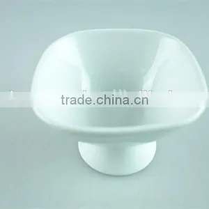 Wholesale White Ceramic Ice-cream Cup for Dessert Use With Cheap Price thumbnail-2