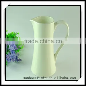 High Quality Bulk White Ceramic Teapot Kettle Tall Porcelain Porcelain Water Tea Pot thumbnail-1