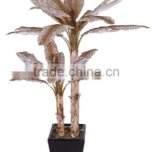 Artificial Bonsai Tree Artificial Leopard Print Banana Plantain Fake Trees thumbnail-5