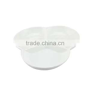 Porcelain Dessert Plate With 3 Divisions,6"/7.5"/9" thumbnail-1