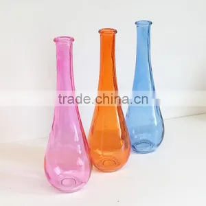 Frosted Colored Glass Material Home Goods Decorative Vase thumbnail-2
