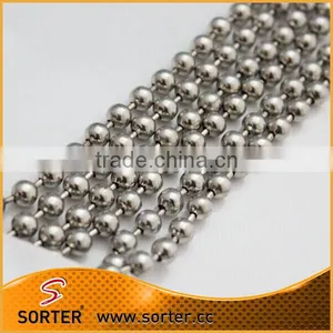 Sliver Metal Round Ball Chain thumbnail-1