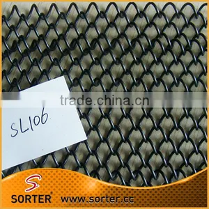 New Design Hanging Aluminum Metal Woven Mesh Metal Curtain thumbnail-2