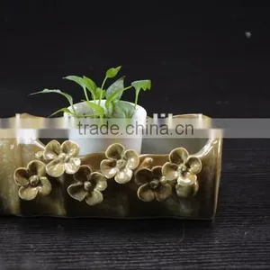 Factory Ceramic Handmade Flower Pot for Garden Plant Decoration thumbnail-2